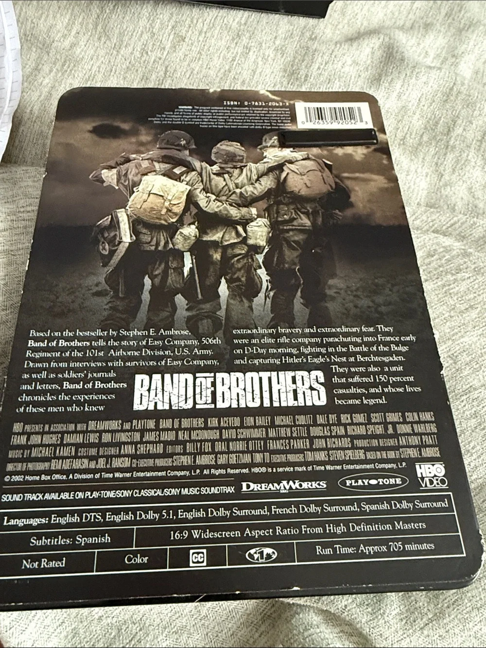 Dreamworks Band of Brothers Steelbook in Black and Tan